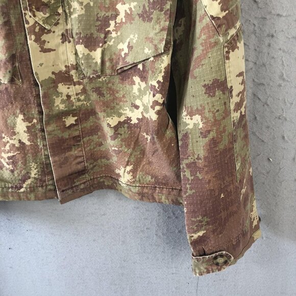 Vintage Italian Army Vegetato Jacket Mens Medium Camo Combat Military EI 2000s - Picture 15 of 15